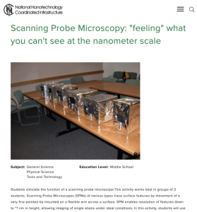 Screenshot for Scanning Probe Microscopy: 
