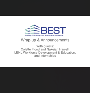 Screenshot for BEST Center's 2022 Annual Institute: Wrap-up & Announcements (Session 7 of 7)