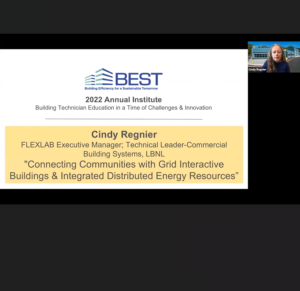 Screenshot for Connecting Communities with Grid Interactive Buildings and Integrated Distributed Energy Resources (Session 2 of 10)