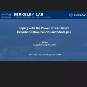 Screenshot for Coping with the Power Crisis: China's Decarbonization Policies and Strategies