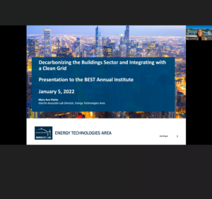 Screenshot for Decarbonizing the Buildings Sector and Integrating with a Clean Grid