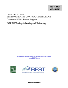 Screenshot for ECT 212: Testing, Adjusting and Balancing