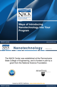 Screenshot for Ways of Introducing Nanotechnology into Your Program