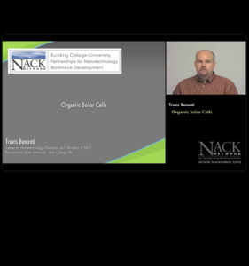 Screenshot for Organic Solar Cells