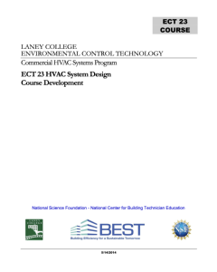 Screenshot for ECT 23: HVAC System Design