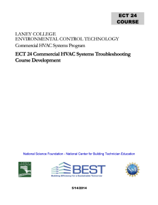 Screenshot for ECT 24: Commercial HVAC Systems Troubleshooting