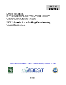 Screenshot for ECT 25: Introduction to Building Commissioning