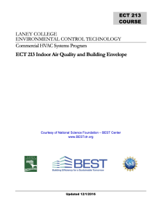 Screenshot for ECT 213: Indoor Air Quality and Building Envelope