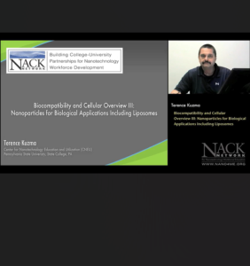 Screenshot for Biocompatibility and Cellular Overview (3 of 4): Nanoparticles for Biological Applications Including Liposomes