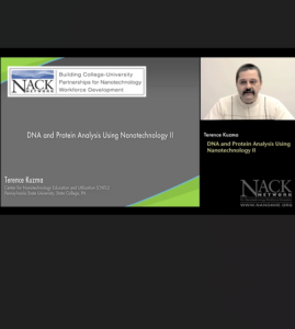 Screenshot for DNA and Protein Analysis using Nanotechnology (Part 2 of 2)