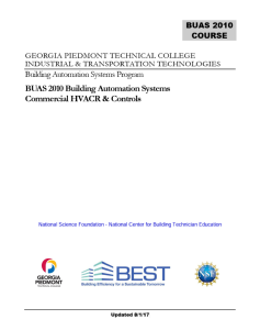 Screenshot for BUAS 2010: Commercial HVACR & Controls