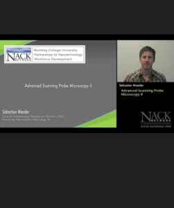 Screenshot for Advanced Scanning Probe Microscopy (Part 1 of 2)