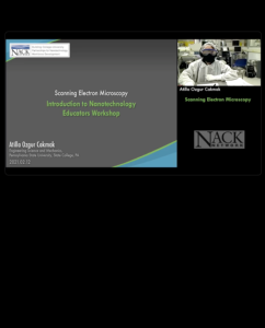 Screenshot for Characterization: Scanning Electron Microscopy
