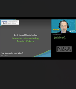 Screenshot for Applications of Nanotechnology
