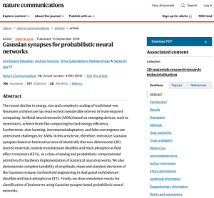 Screenshot for Gaussian Synapses for Probabilistic Neural Networks