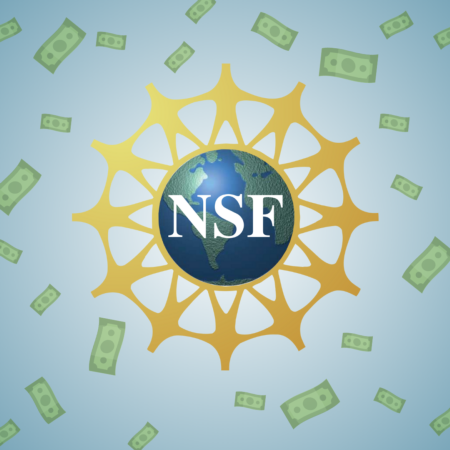 Image of NSF logo with money around it